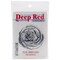 Deep Red Stamps Rose Engraving Rubber Cling Stamp 2.1 x 2 inches